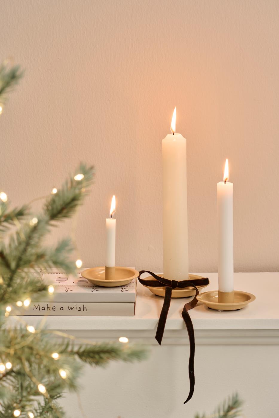 IB LAURSEN KERZENHALTER BEIGE FÜR KERZE Ø 2,2 cm        