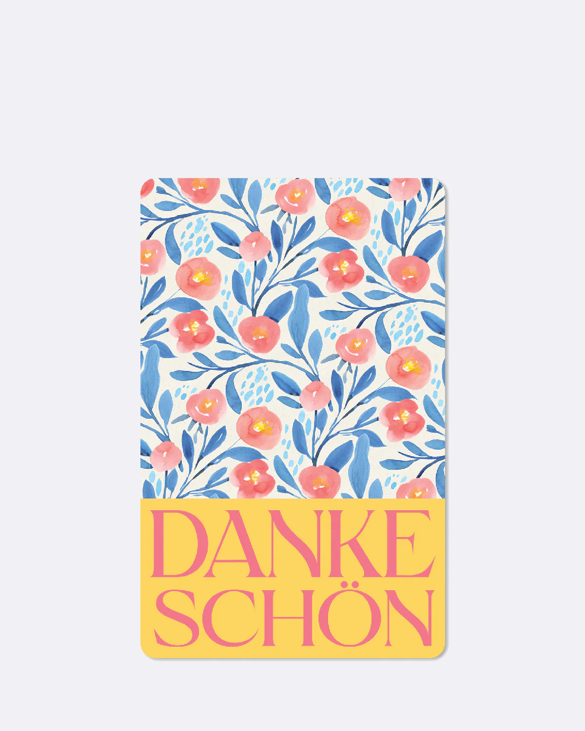 ChicMic Luna Card - Mini Postkarte - DANKESCHÖN 