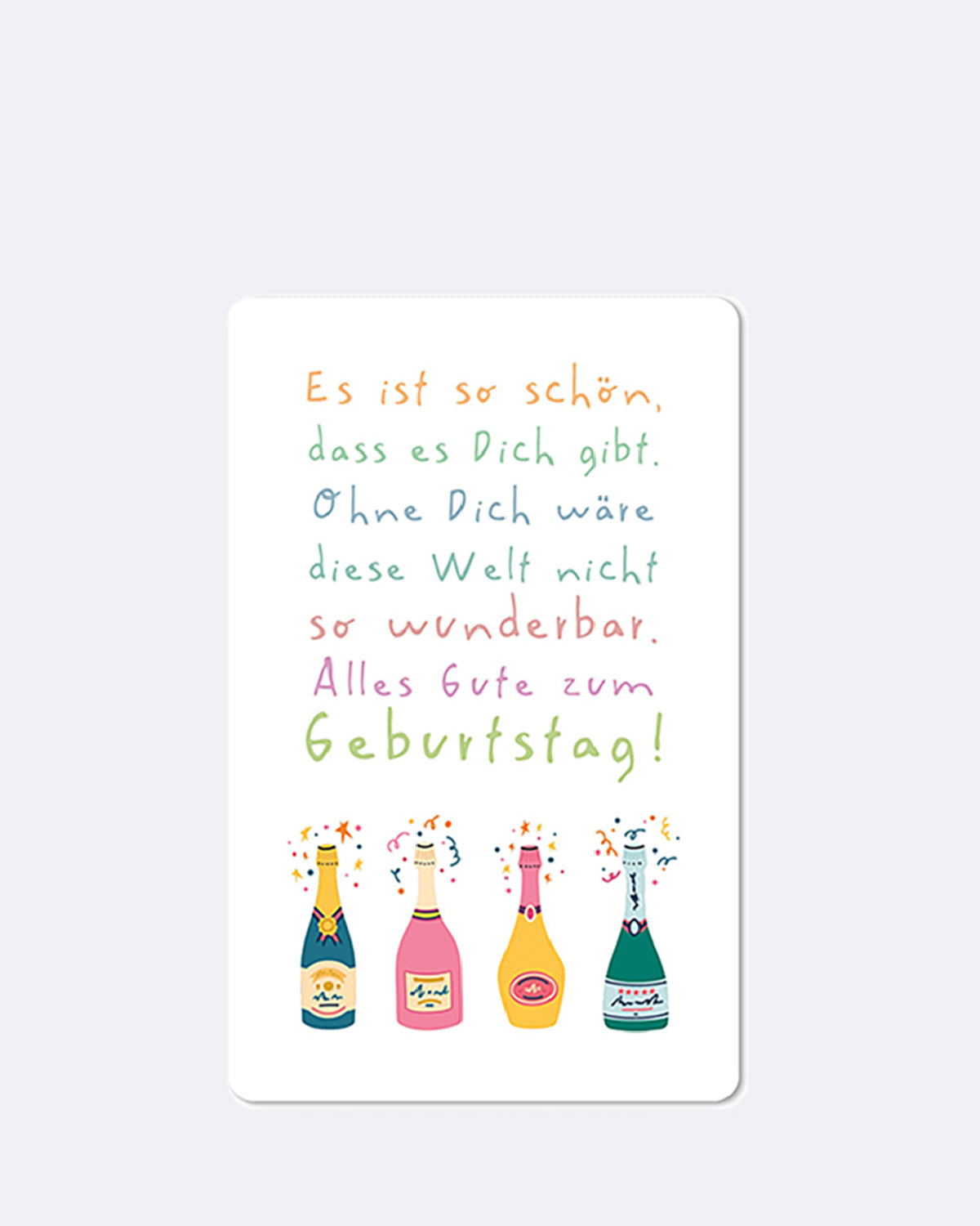 ChicMic Luna Card - Mini Postkarte - Schön dass es Dich gibt