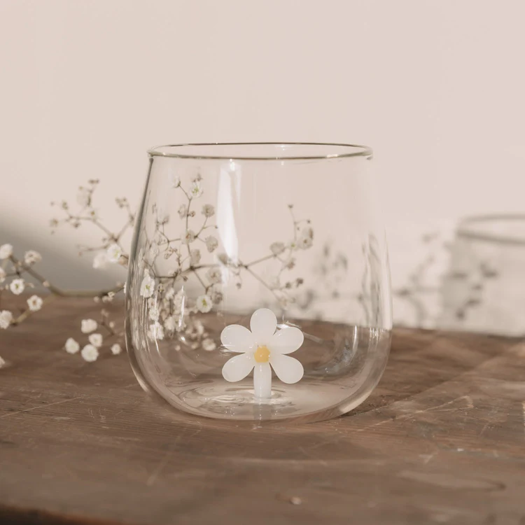 Eulenschnitt Trinkglas Daisy 
