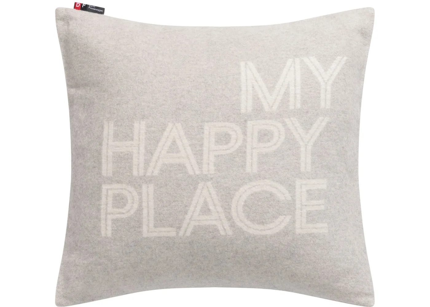 David Fussenegger - SILVRETTA KISSENHÜLLE MY HAPPY PLACE - 50 x 50 CM