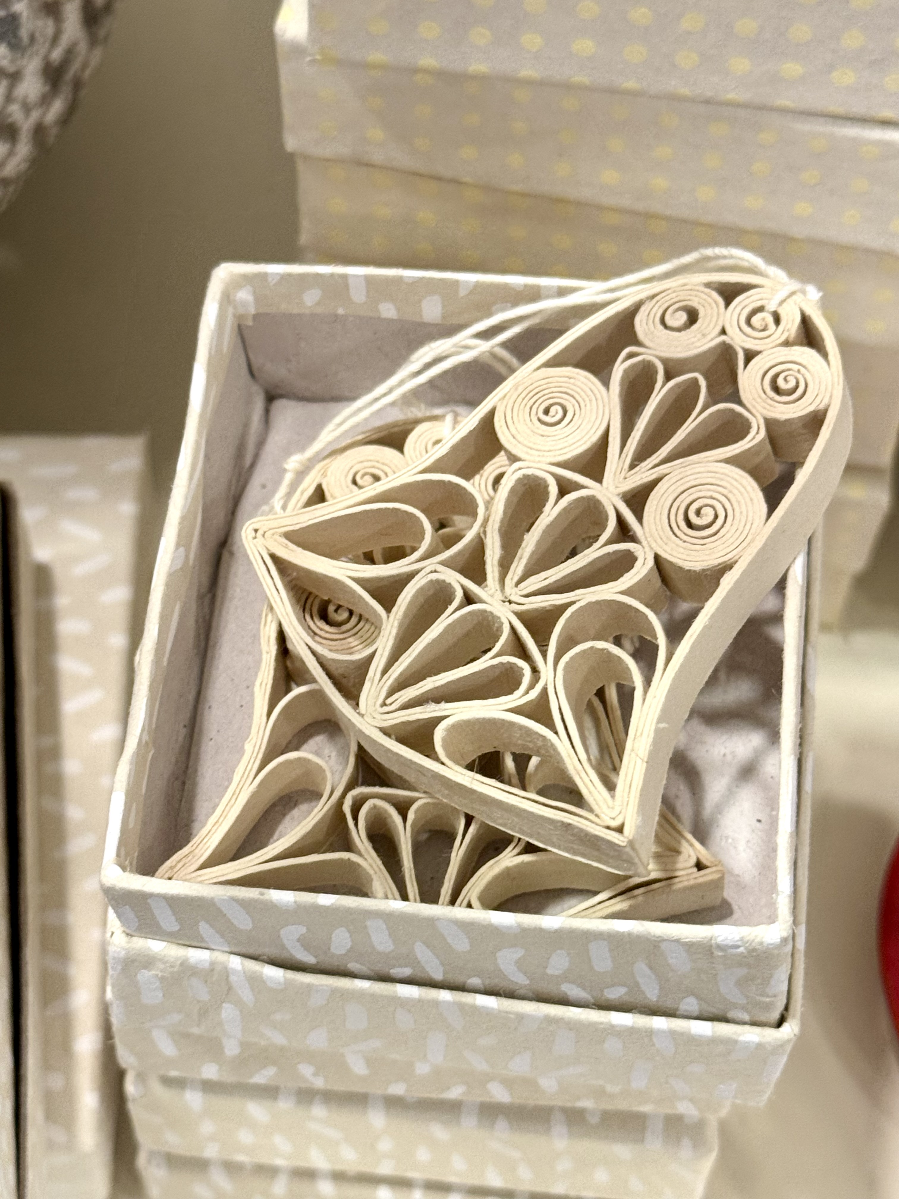 ONLY NATURAL - PAPIER SCHNEEFLOCKE 2er Set - DURCHMESSER 17,5 cm