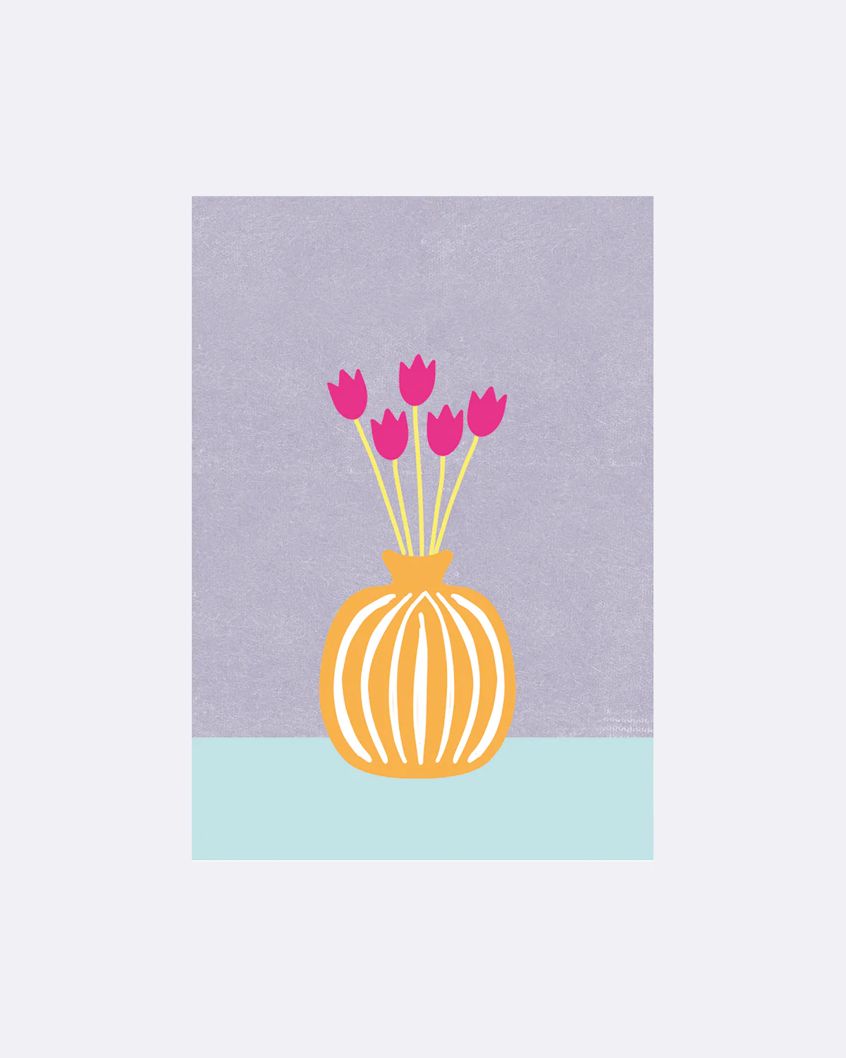 ChicMic YAY Postkarte - BLUMEN - VASE 