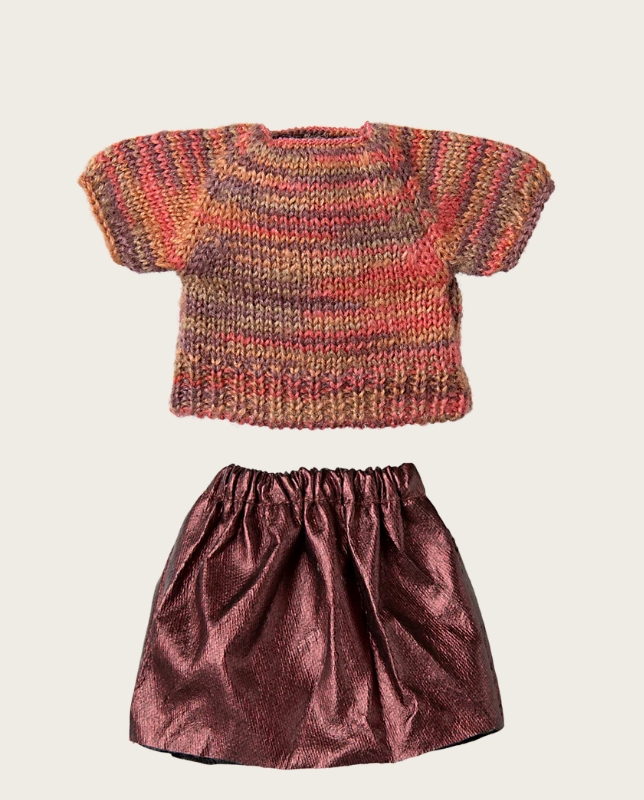 Maileg Zubehör Mäusehaus - Rock und Strickpulli - Mama Maus