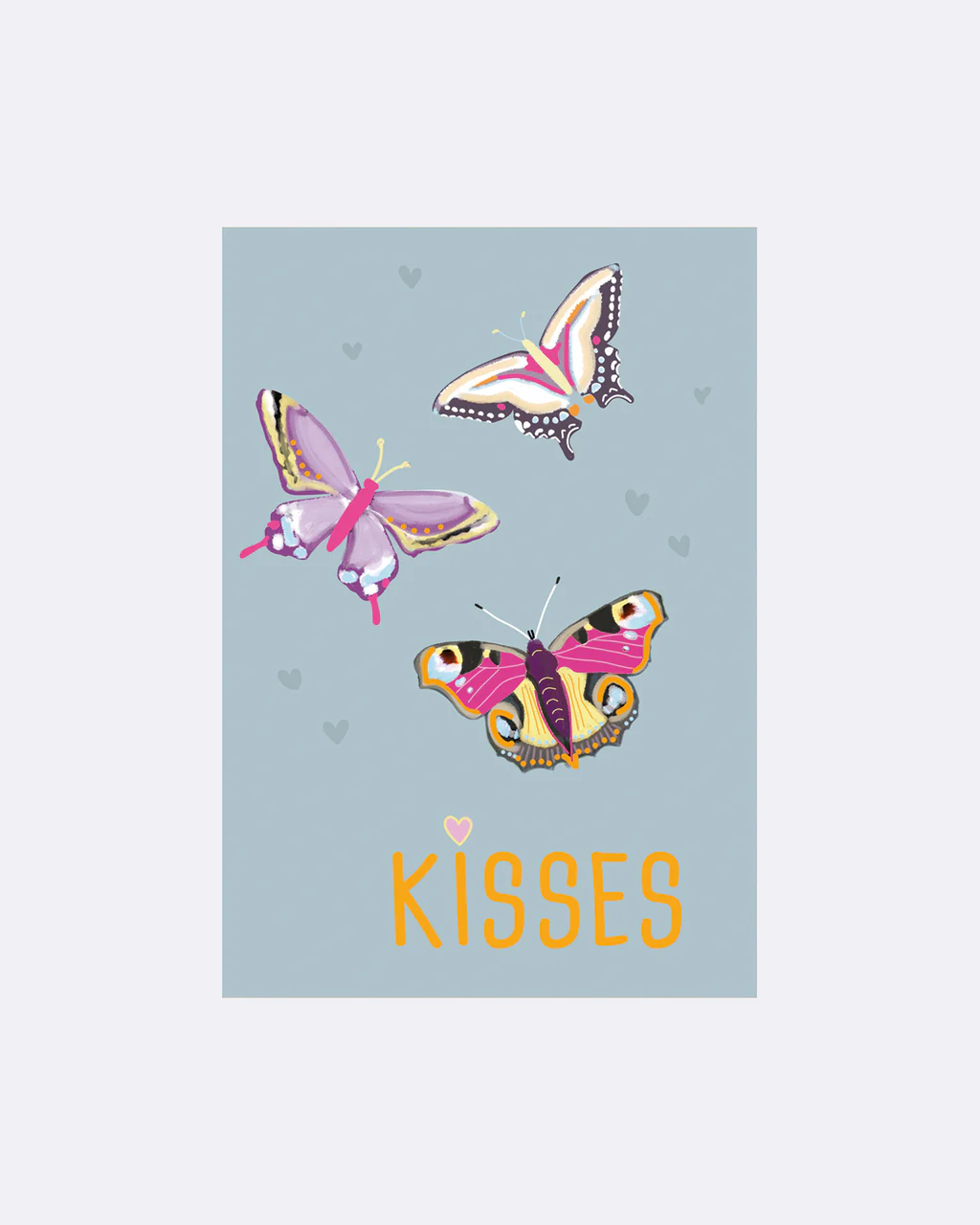 ChicMic YAY Postkarte - Kisses Schmetterlinge