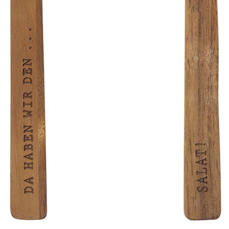 Räder Salatbesteck "Da haben wir den Salat" 