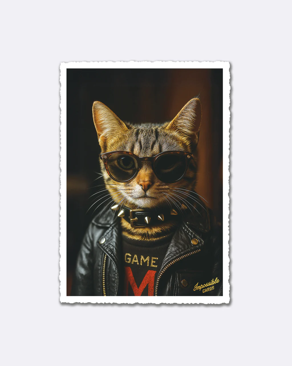 ChicMic Impossible Postkarte - Katze Rockstar