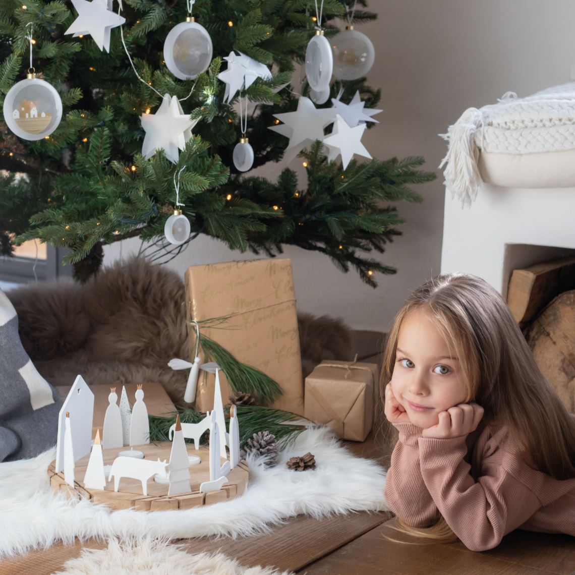 Räder Lichtobjekt Rund Krippe