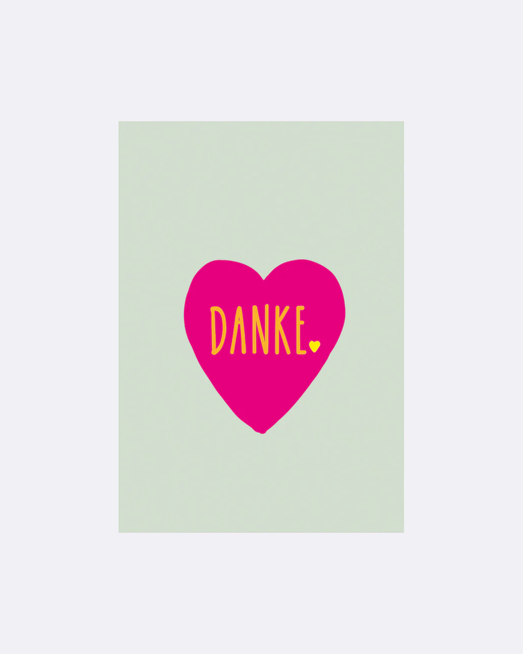 ChicMic YAY Postkarte - Danke Herz