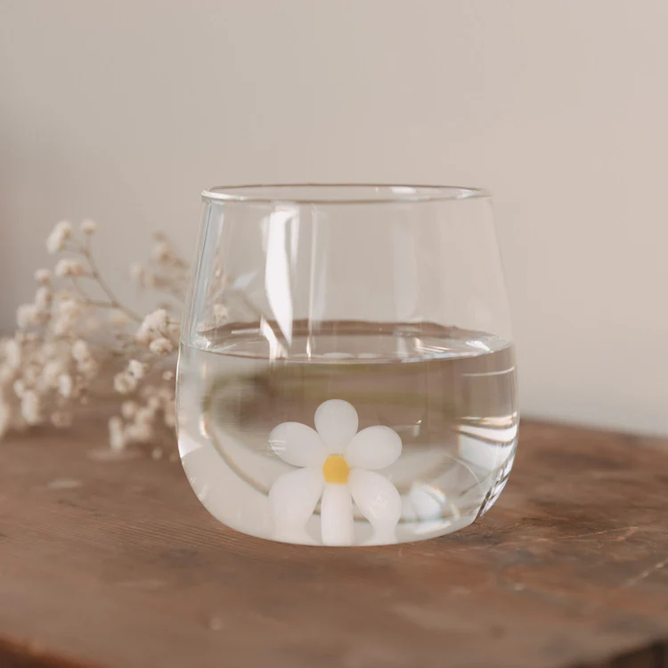 Eulenschnitt Trinkglas Daisy 