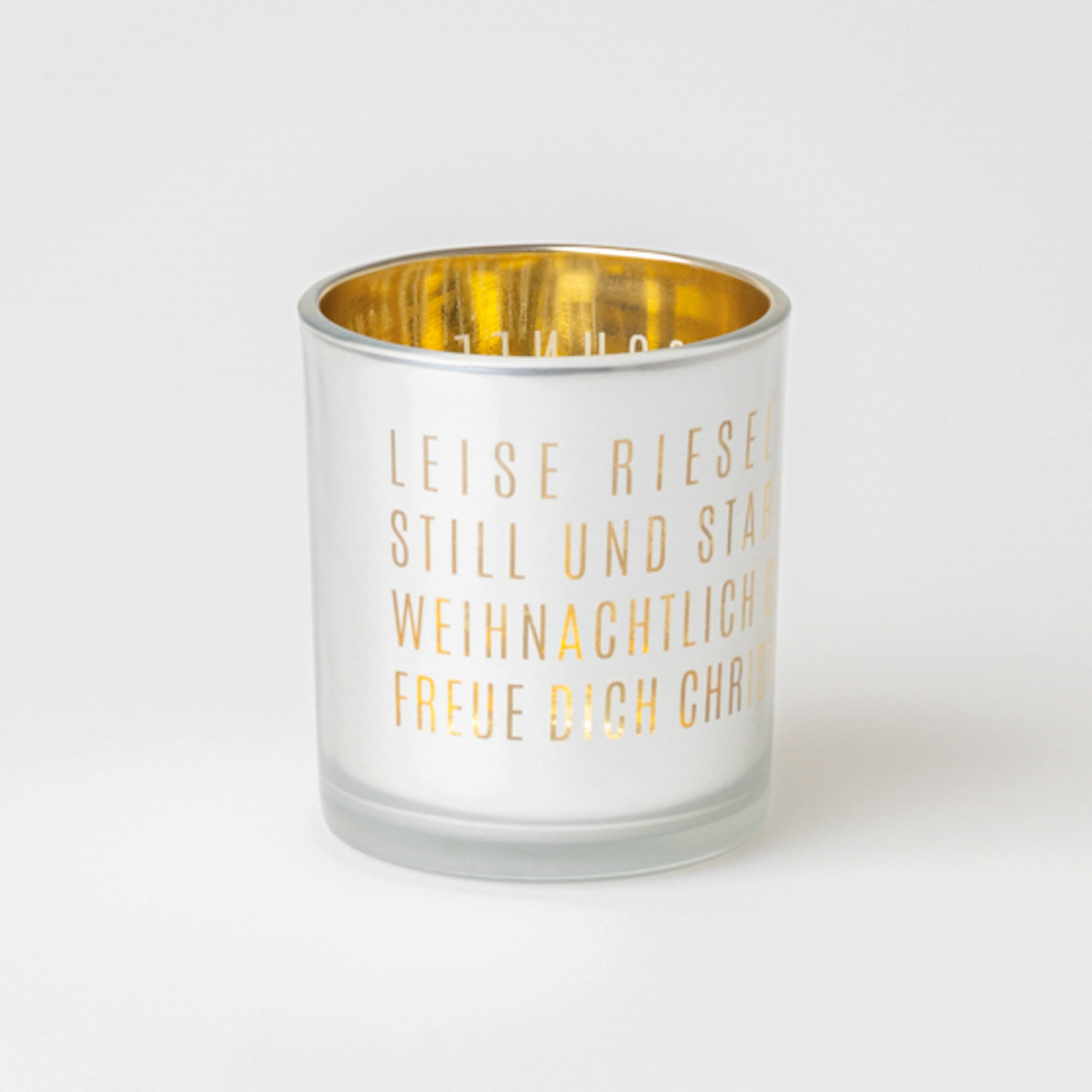 Räder Glanzlicht Winterzauber - Leise rieselt... - Höhe 8 cm 